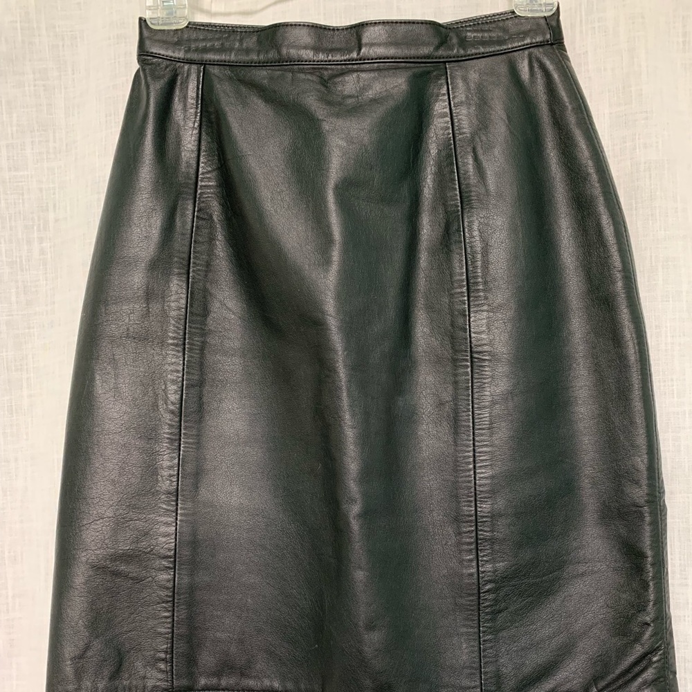 Argentine Leather Skirt